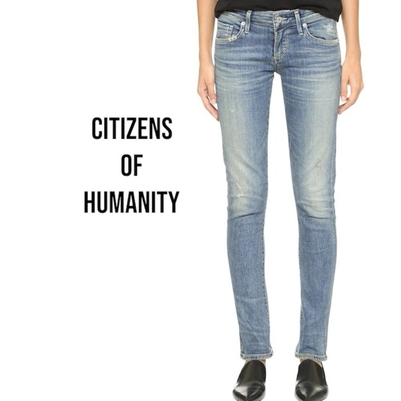 Citizens Of Humanity Denim - ARITZIA CofH Racer Skinny Low Rise | Light Wash | Women’s 27 | Discontinued